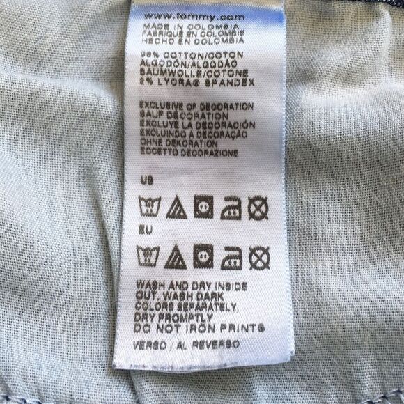 🔃Tommy Hilfiger Blue Mid Rise Straight Leg Ankle Jeans - Picture 6 of 7